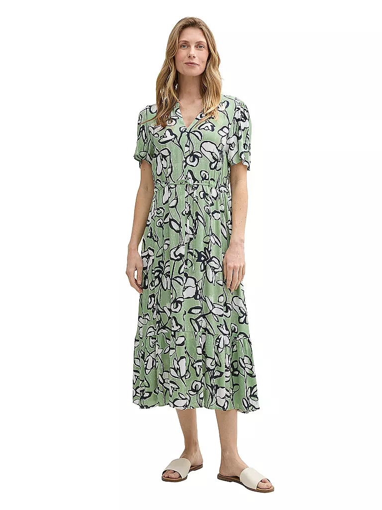 TOM TAILOR | Mididress | Verde chiaro