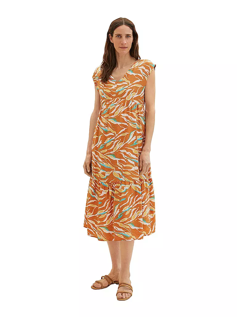 TOM TAILOR | Midikleid  | Marrone