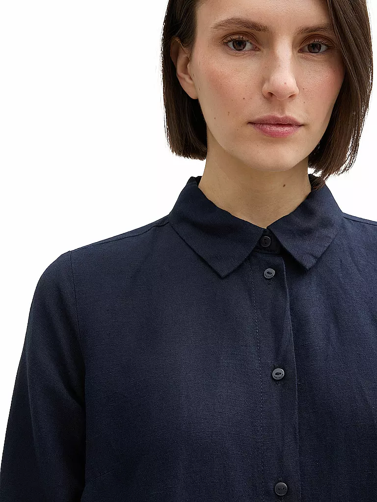 TOM TAILOR | Minidress
Marca: TOM TAILOR
Colore: blu scuro
Categorie: Moda,Donna

Lunghezza manica: Maniche a 3/4
Materiale: Lino,Viscosa
Tipo di colletto: Collo a camicia
Motivo: Tinta unita
Vestibilità (capispalla): Regular
Stile e occasione: Tempo libero
Stile: Ca | 