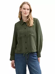 TOM TAILOR | Overshirt | Verde scuro