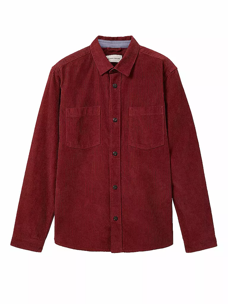 TOM TAILOR | Overshirt | Rosso scuro