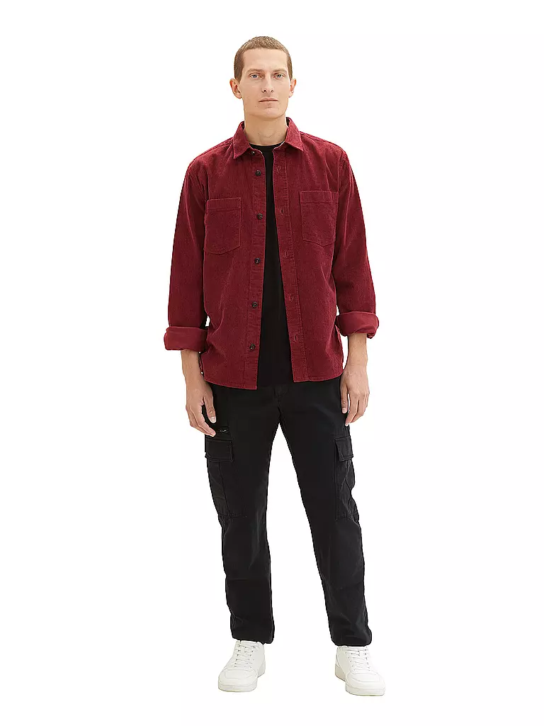 TOM TAILOR | Overshirt | Rosso scuro