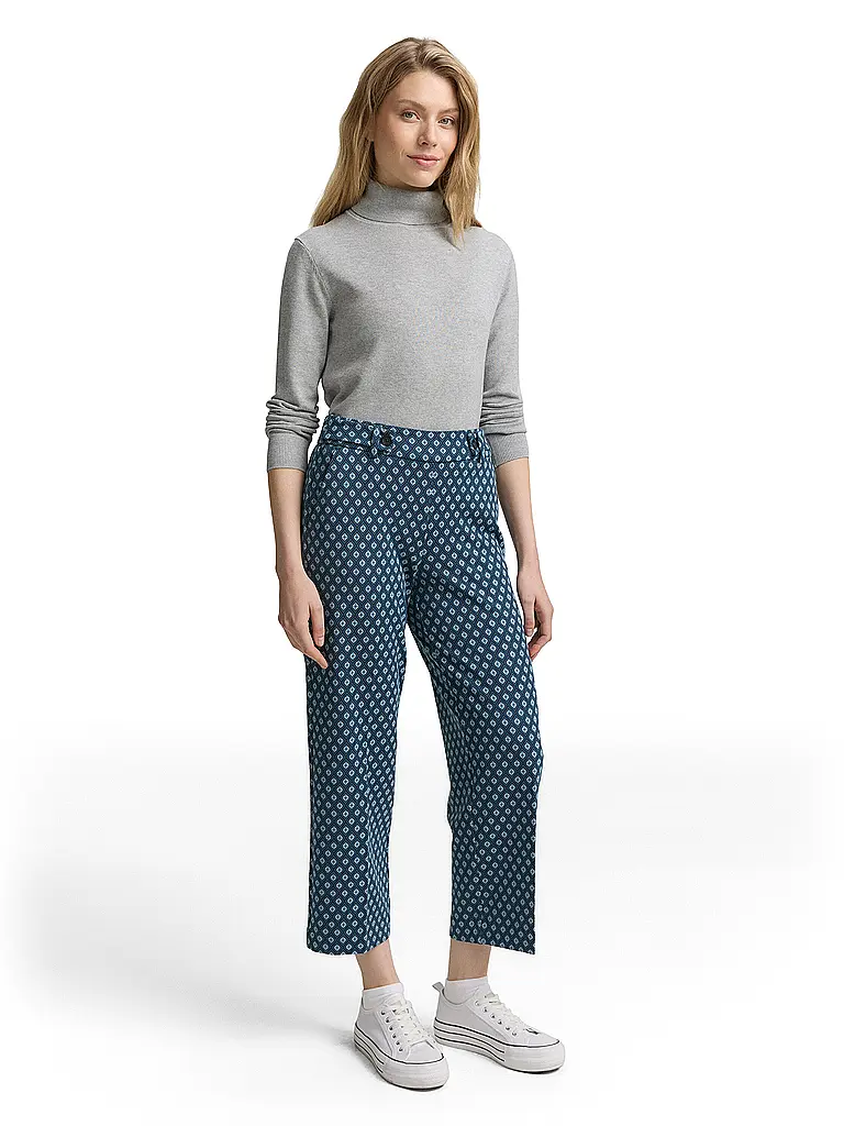 TOM TAILOR | Pantaloni 7/8 | Petrolio