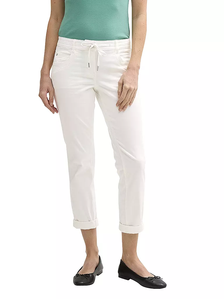 TOM TAILOR | Pantaloni 7/8 | Crema
