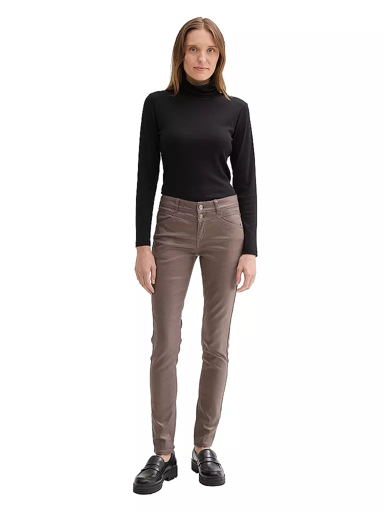 TOM TAILOR | Pantaloni ALEXA Skinny Fit | Marrone