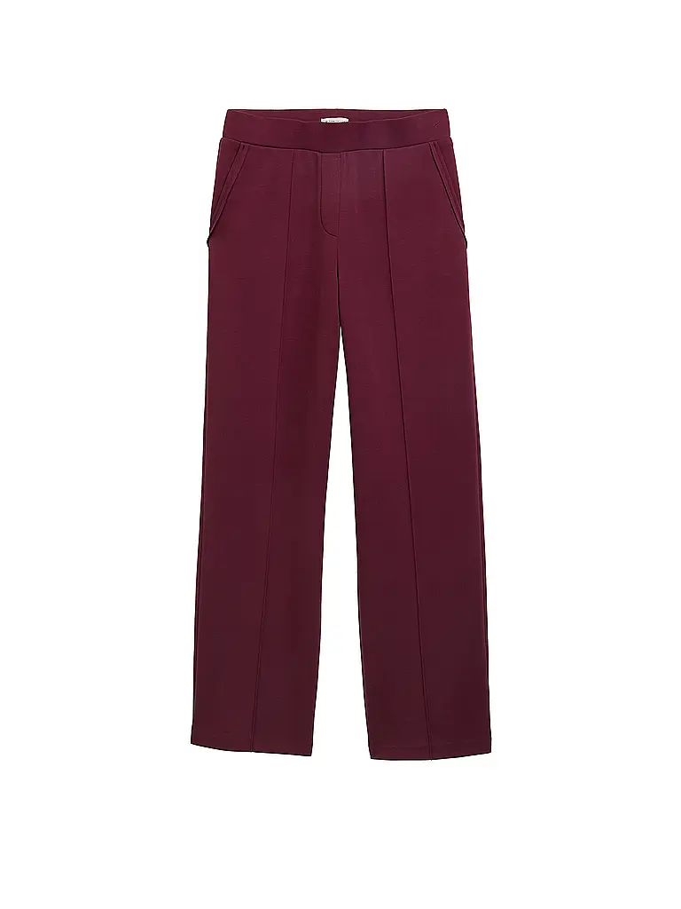 TOM TAILOR | Pantaloni business | Rosso scuro