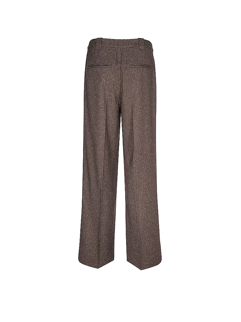 TOM TAILOR | Pantaloni business | Marrone