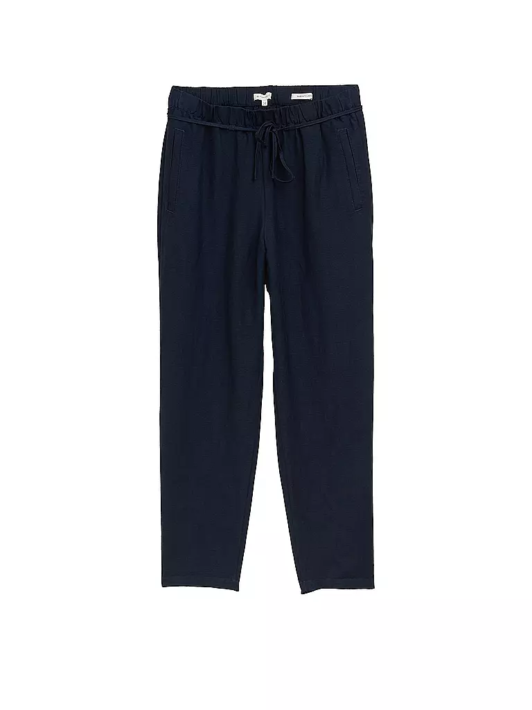 TOM TAILOR | Pantaloni Jogging Fit | Blu scuro