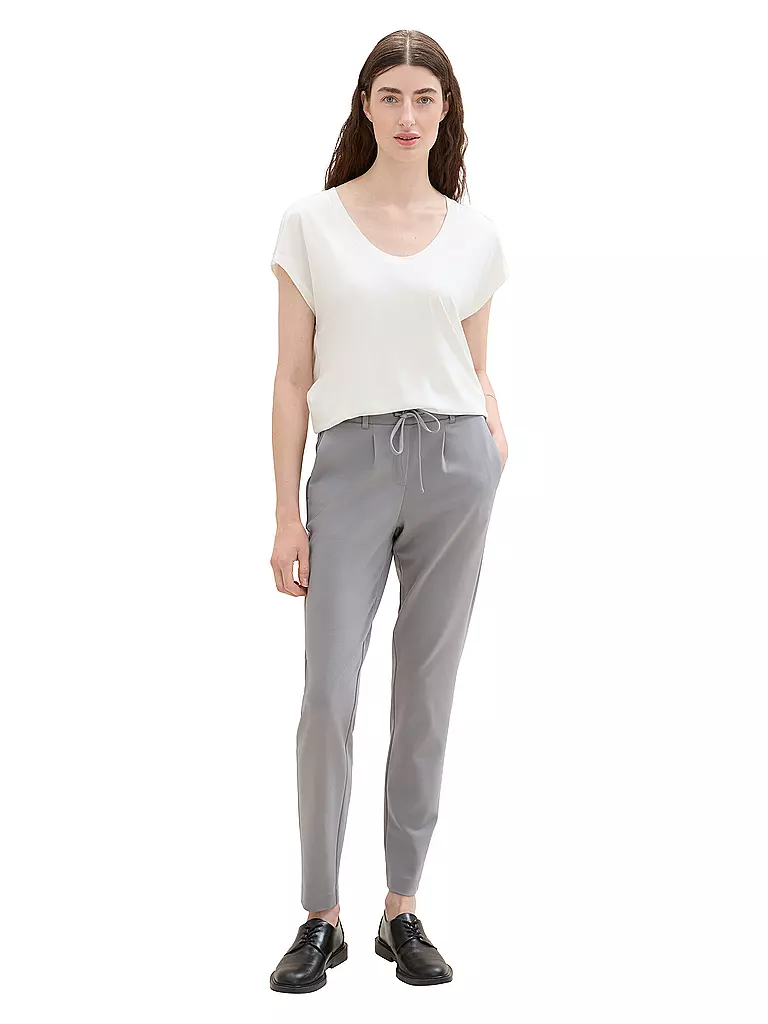TOM TAILOR | Pantaloni Jogging Fit | Grigio