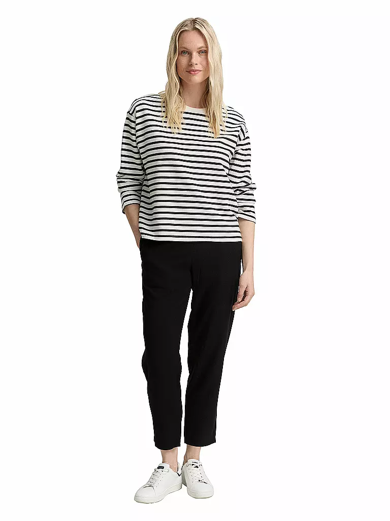 TOM TAILOR | Pantaloni Jogging Fit | Nero