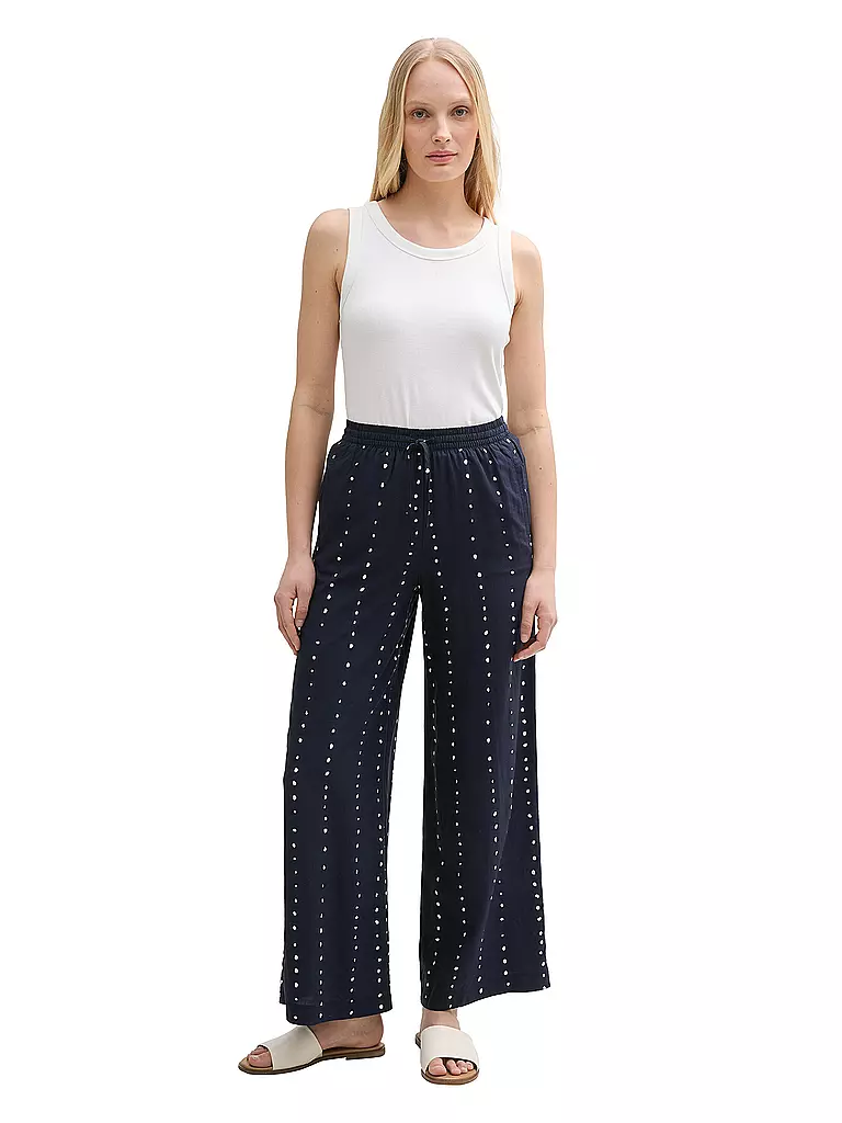 TOM TAILOR | Pantaloni Marlene | Blu scuro