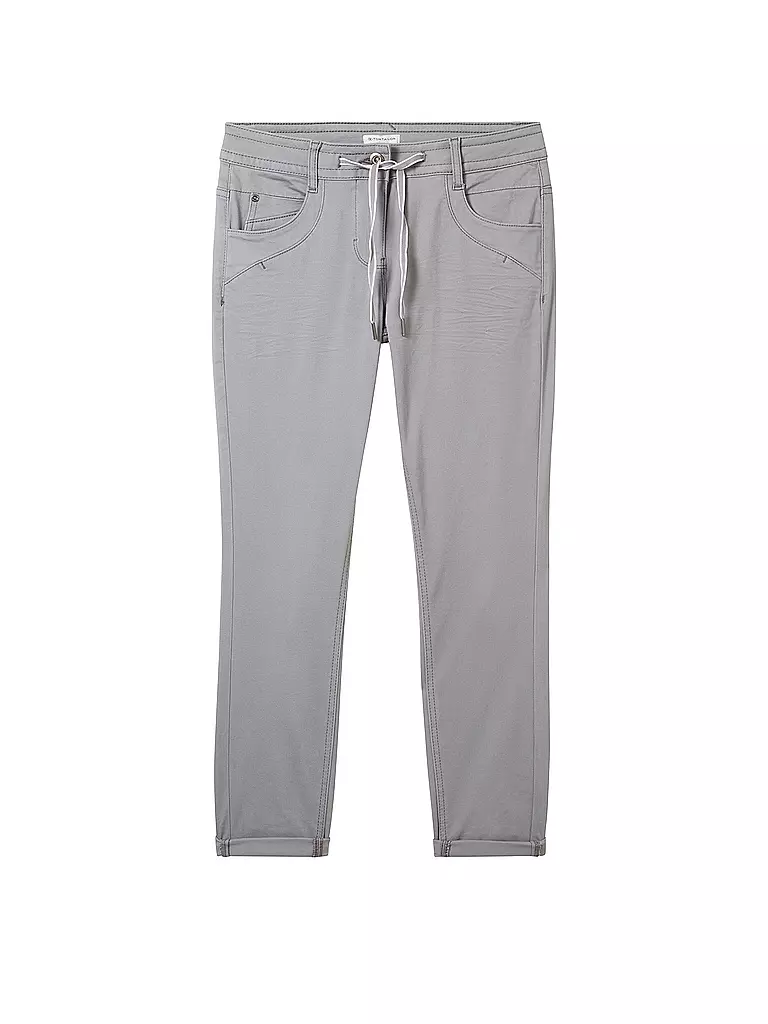TOM TAILOR | Pantaloni Tapered Fit 7/8 | Grigio