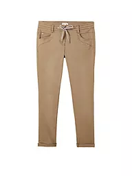 TOM TAILOR | Pantaloni Tapered Relaxed Fit | Cammello