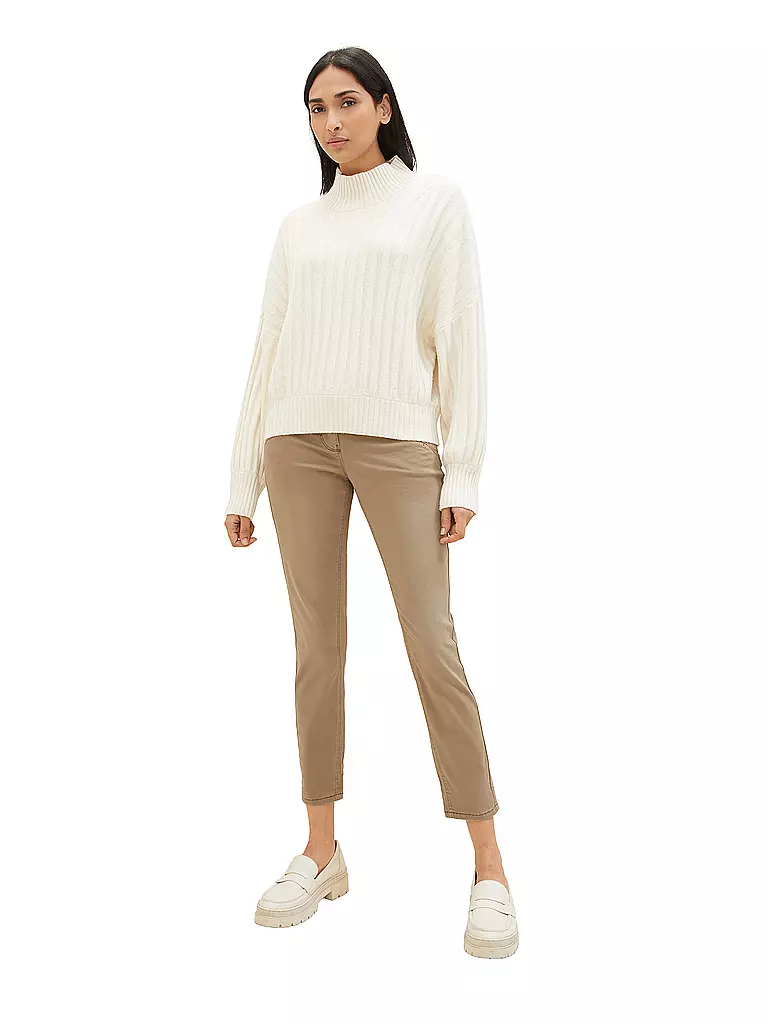 TOM TAILOR | Pantaloni Tapered Relaxed Fit | Cammello
