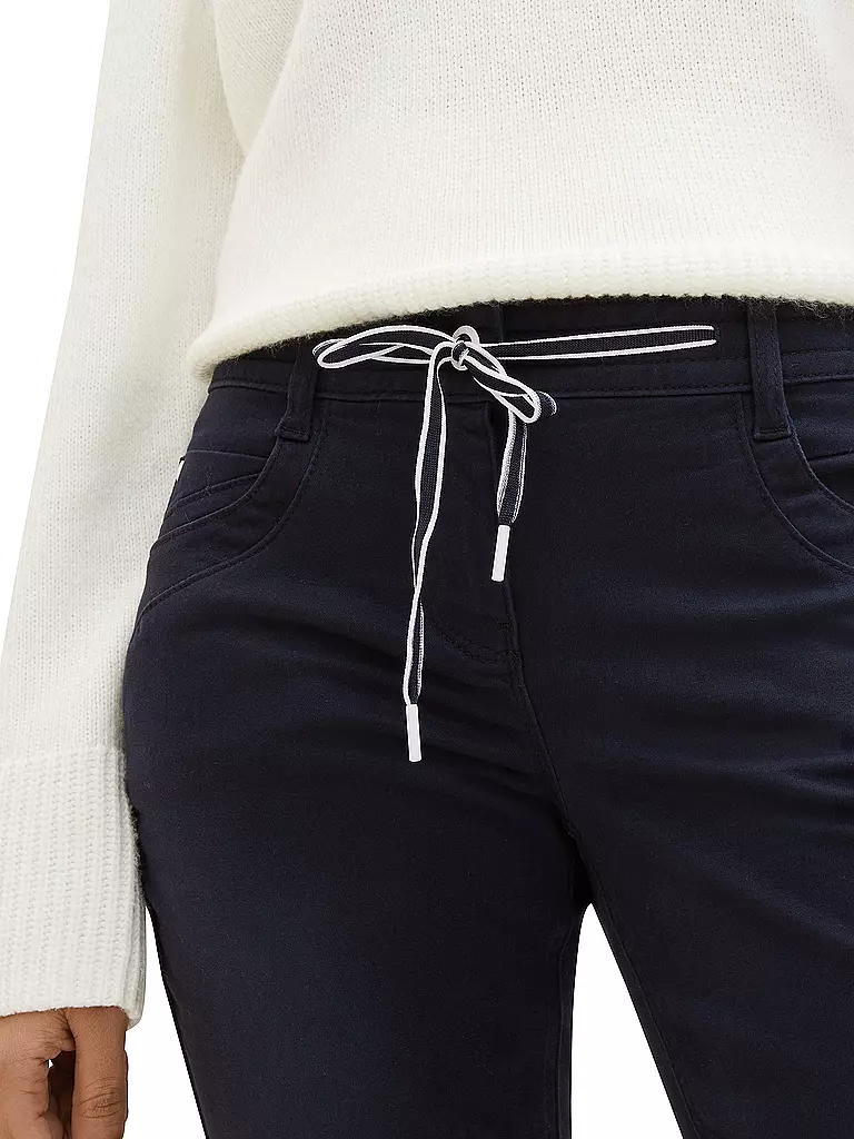 TOM TAILOR | Pantaloni Tapered Relaxed Fit | Blu