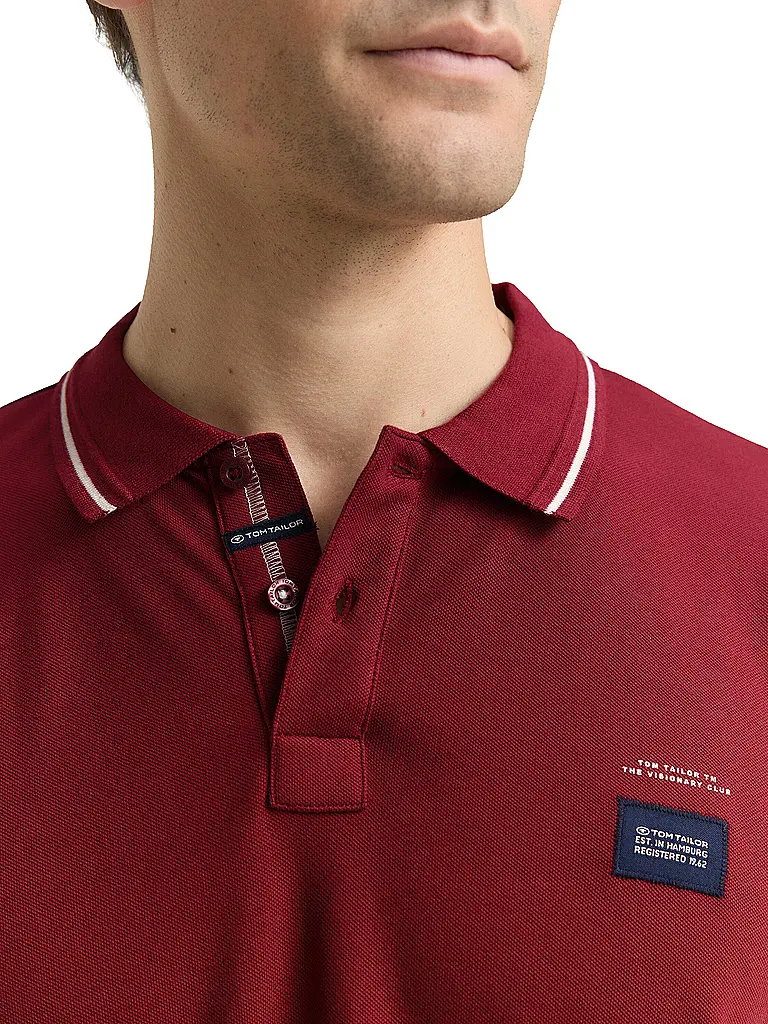 TOM TAILOR | Poloshirt  | Rosso