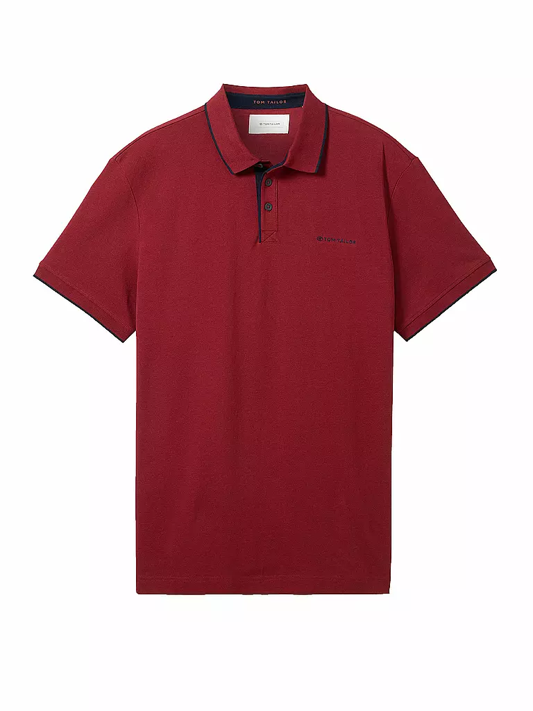 TOM TAILOR | Poloshirt Regular Fit | Rosso