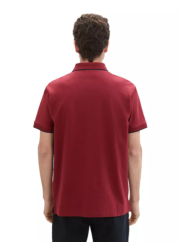 TOM TAILOR | Poloshirt Regular Fit | Rosso
