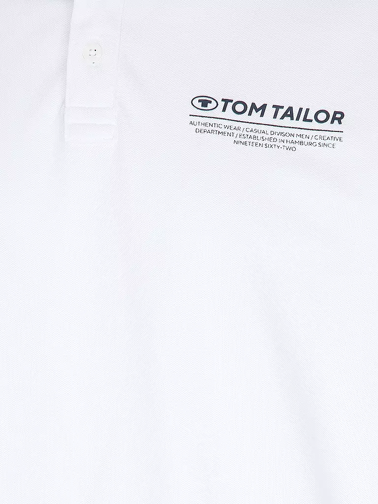 TOM TAILOR | Poloshirt | Bianco