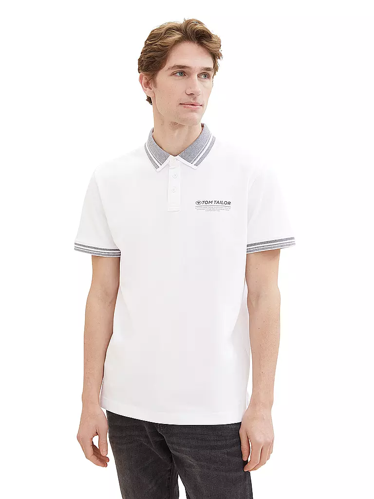 TOM TAILOR | Poloshirt | Bianco
