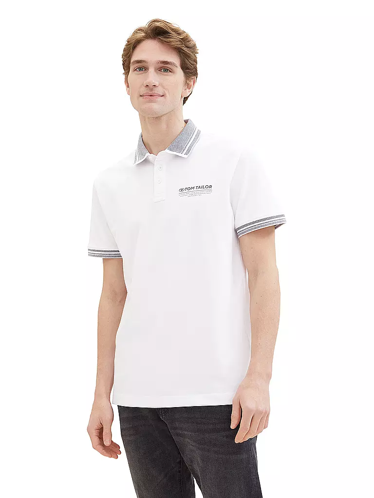 TOM TAILOR | Poloshirt | Bianco