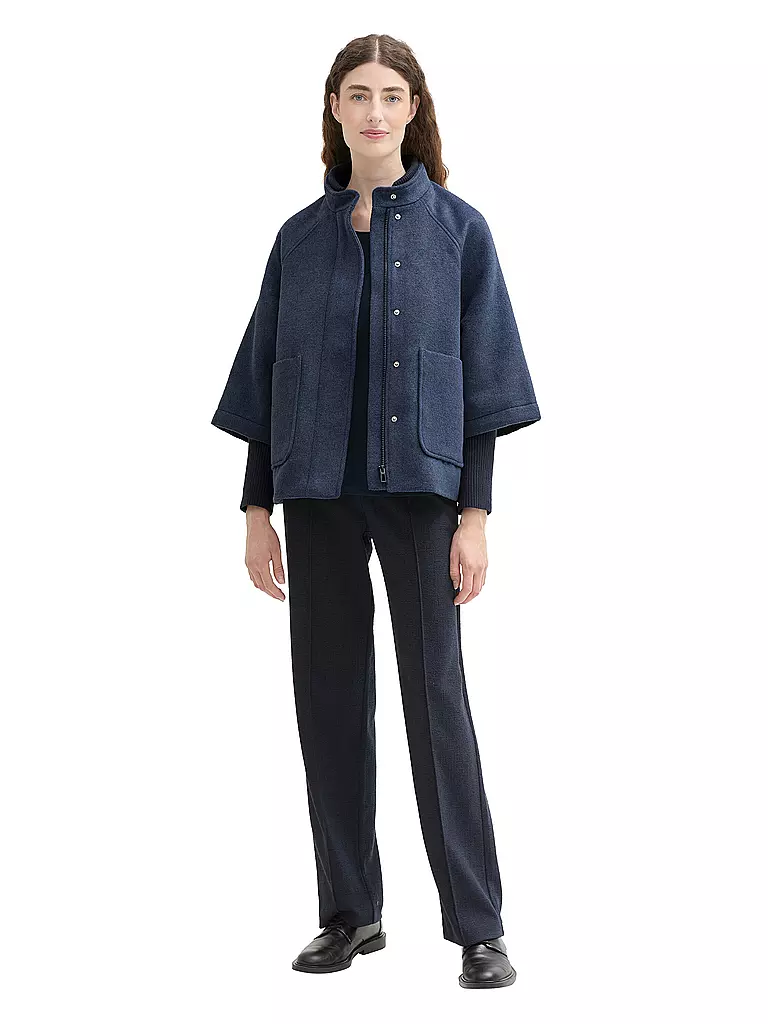 TOM TAILOR | Poncho - Mantella | Blu