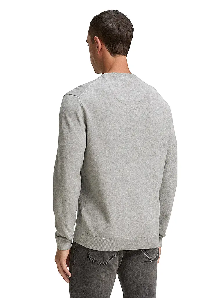 TOM TAILOR | Pullover
Marke: TOM TAILOR
Farbe: grigio
Kategorien: Moda, Uomo

Lunghezza manica: Manica lunga
Scollo: Girocollo
Materiale: Maglia, Cotone
Motivo: Tinta unita
Vestibilità (capispalla): Regular
Stile: Casual | Grigio