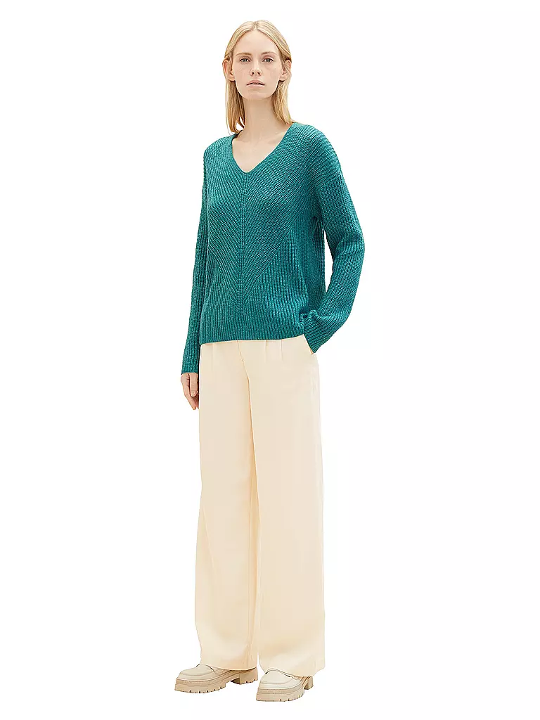 TOM TAILOR | Pullover  | Petrolio