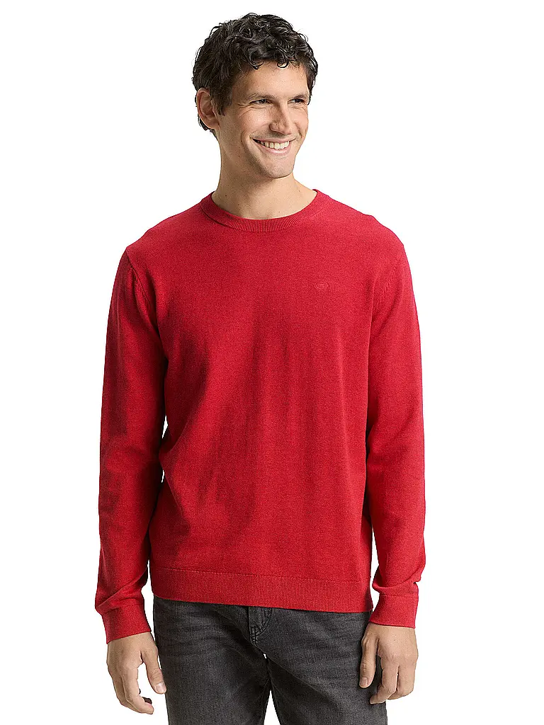 TOM TAILOR | Pullover  | Rosso