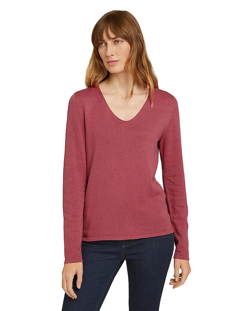 TOM TAILOR | Pullover  | Fucsia