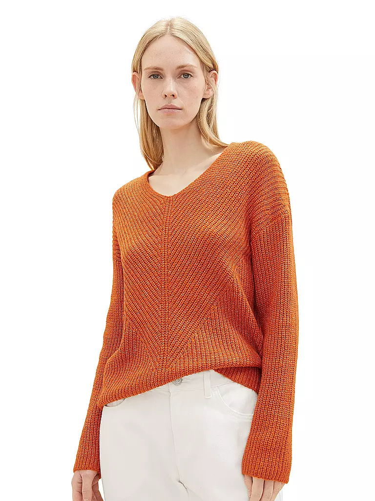 TOM TAILOR | Pullover  | Arancione