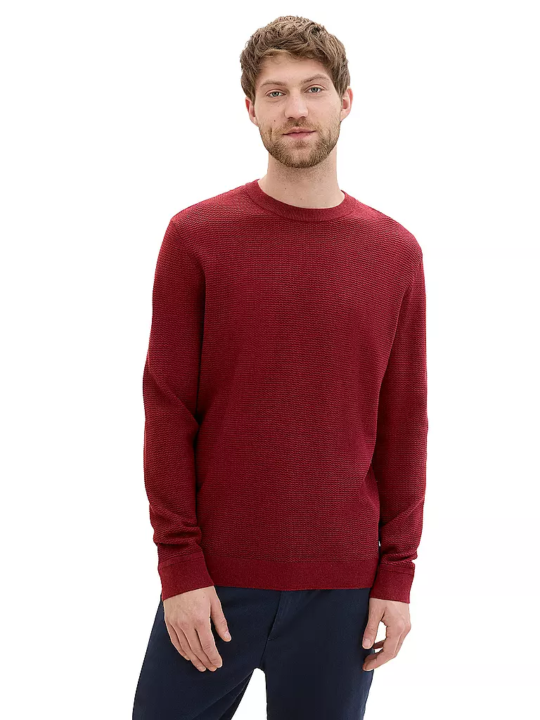 TOM TAILOR | Pullover  | Rosso