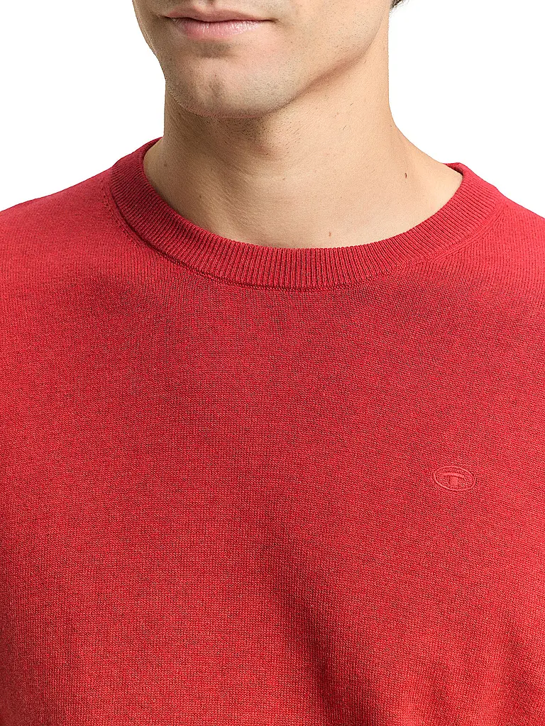 TOM TAILOR | Pullover  | Rosso
