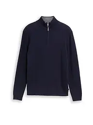 TOM TAILOR | Pullover Troyer | Blu scuro