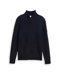 TOM TAILOR | Pullover Troyer | Blu