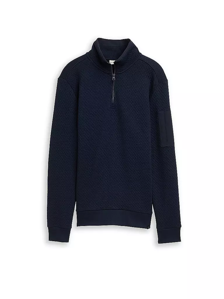 TOM TAILOR | Pullover Troyer | Blu