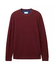TOM TAILOR | Pullover | Rosso scuro