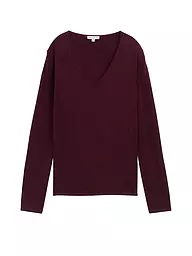 TOM TAILOR | Pullover  | Rosso scuro