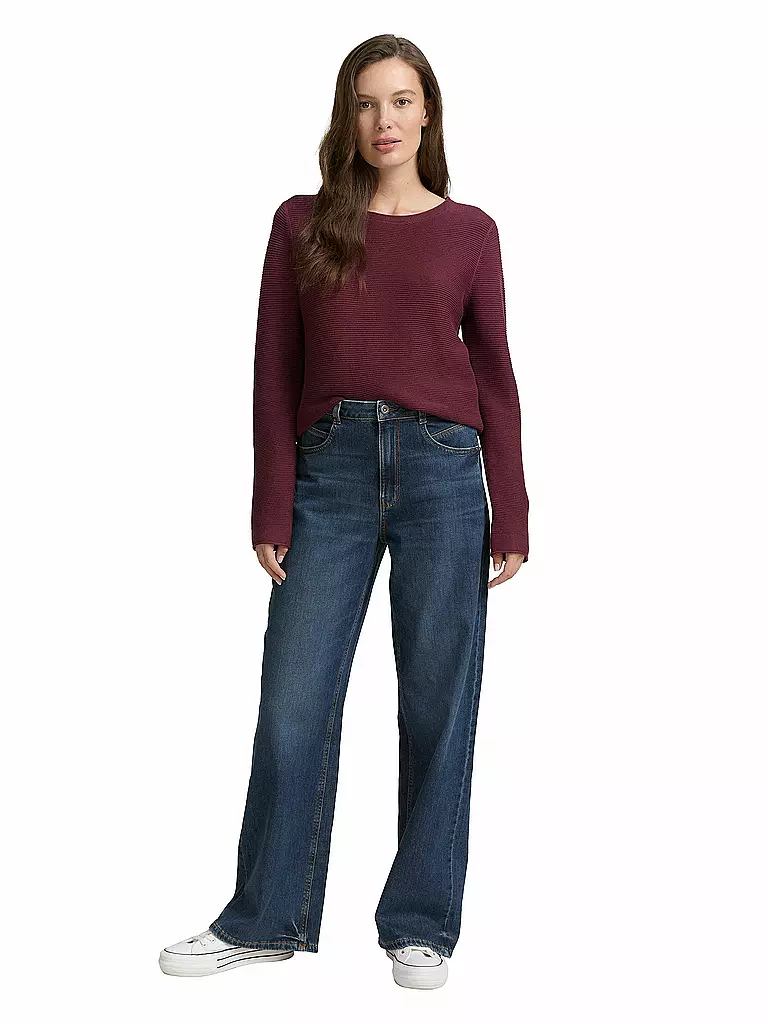 TOM TAILOR | Pullover | Rosso scuro