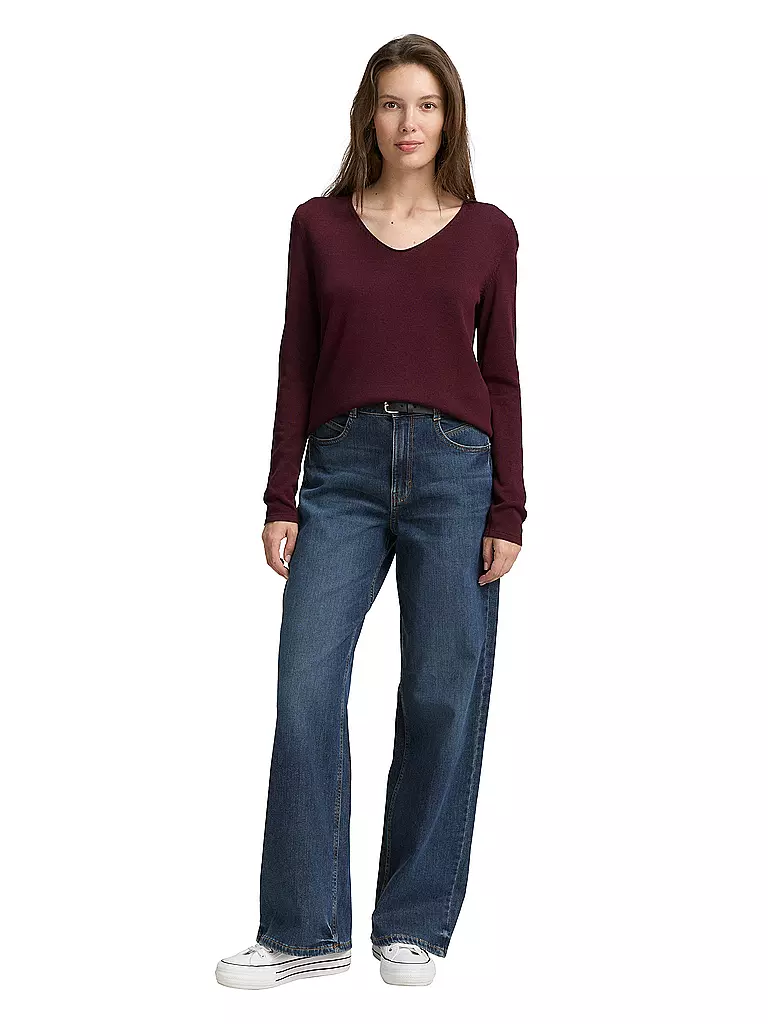 TOM TAILOR | Pullover | Rosso scuro