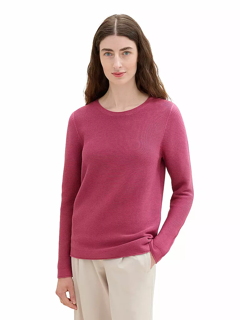 TOM TAILOR | Pullover | Fucsia