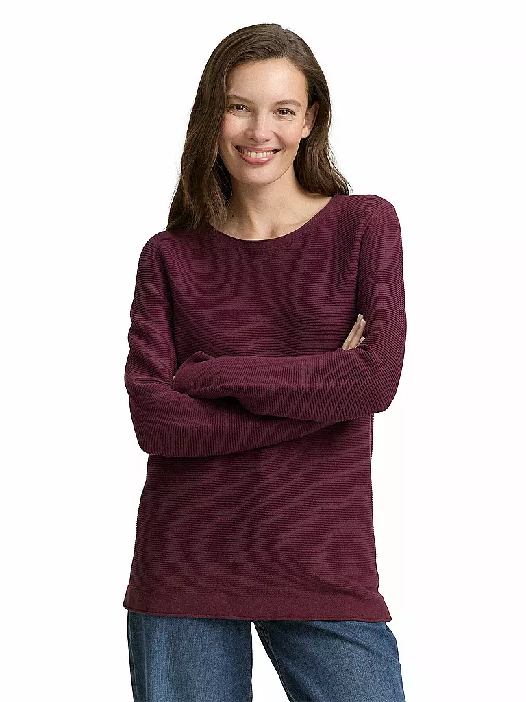 TOM TAILOR | Pullover | Rosso scuro