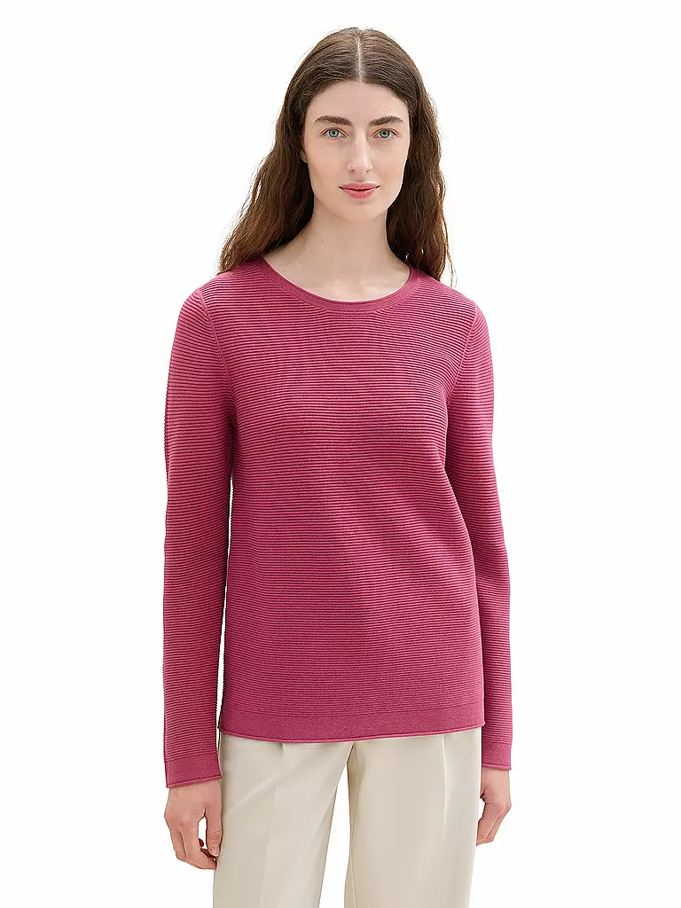 TOM TAILOR | Pullover | Fucsia
