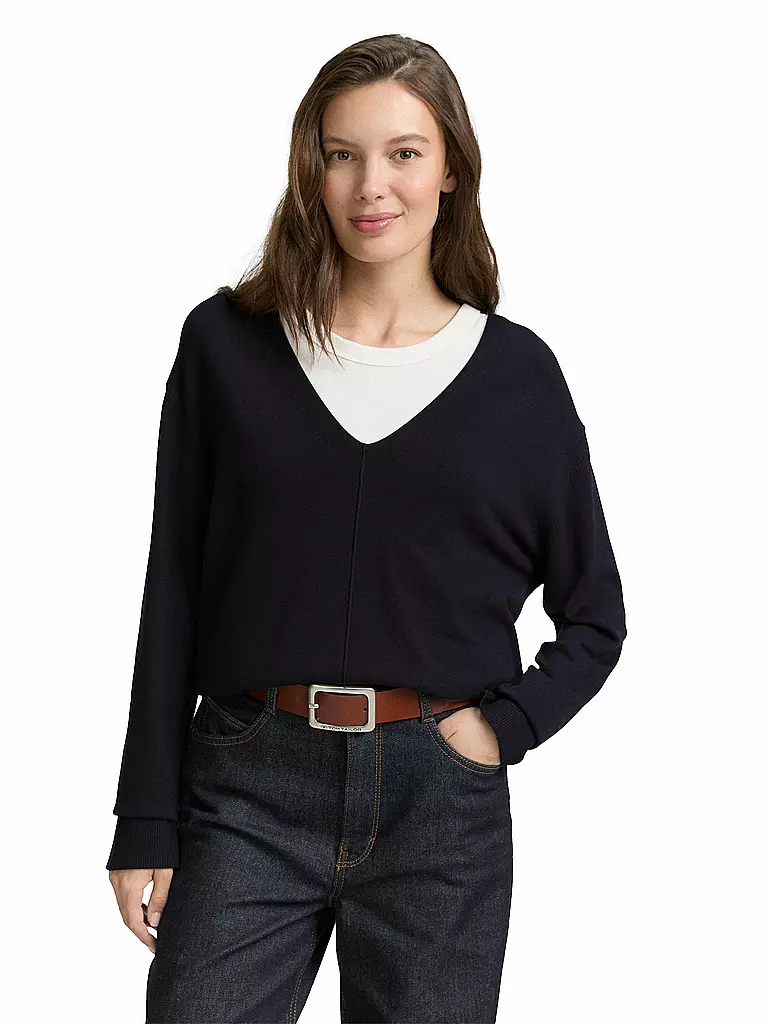 TOM TAILOR | Pullover | Blu scuro