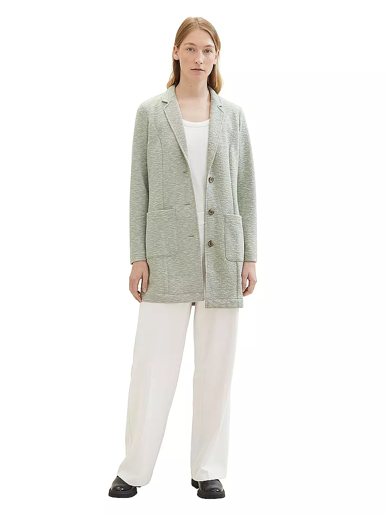 TOM TAILOR | Redingote | Verde chiaro