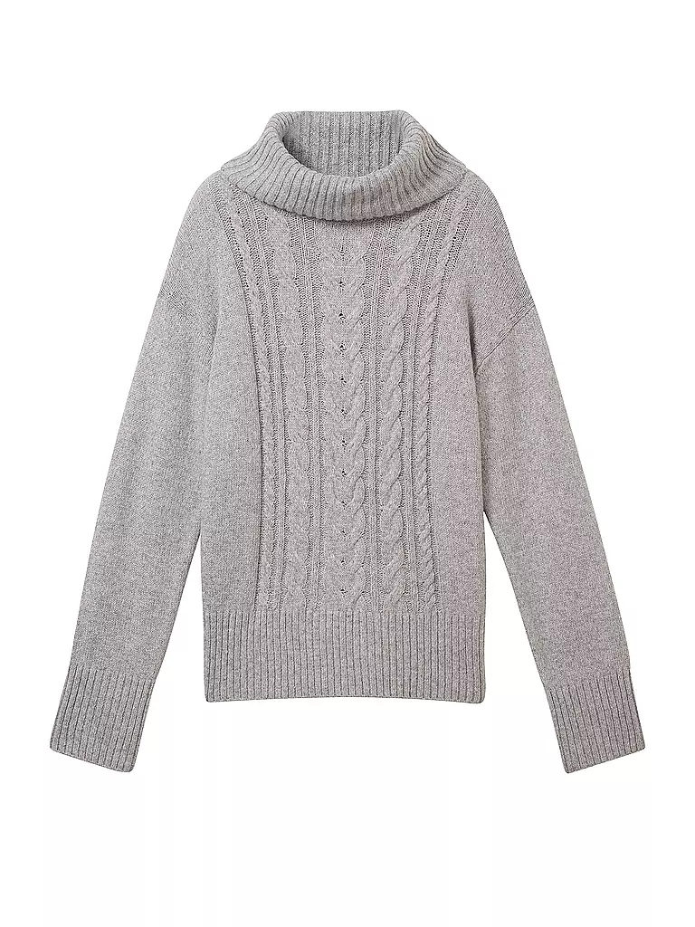 TOM TAILOR | Rollkragenpullover | Grigio