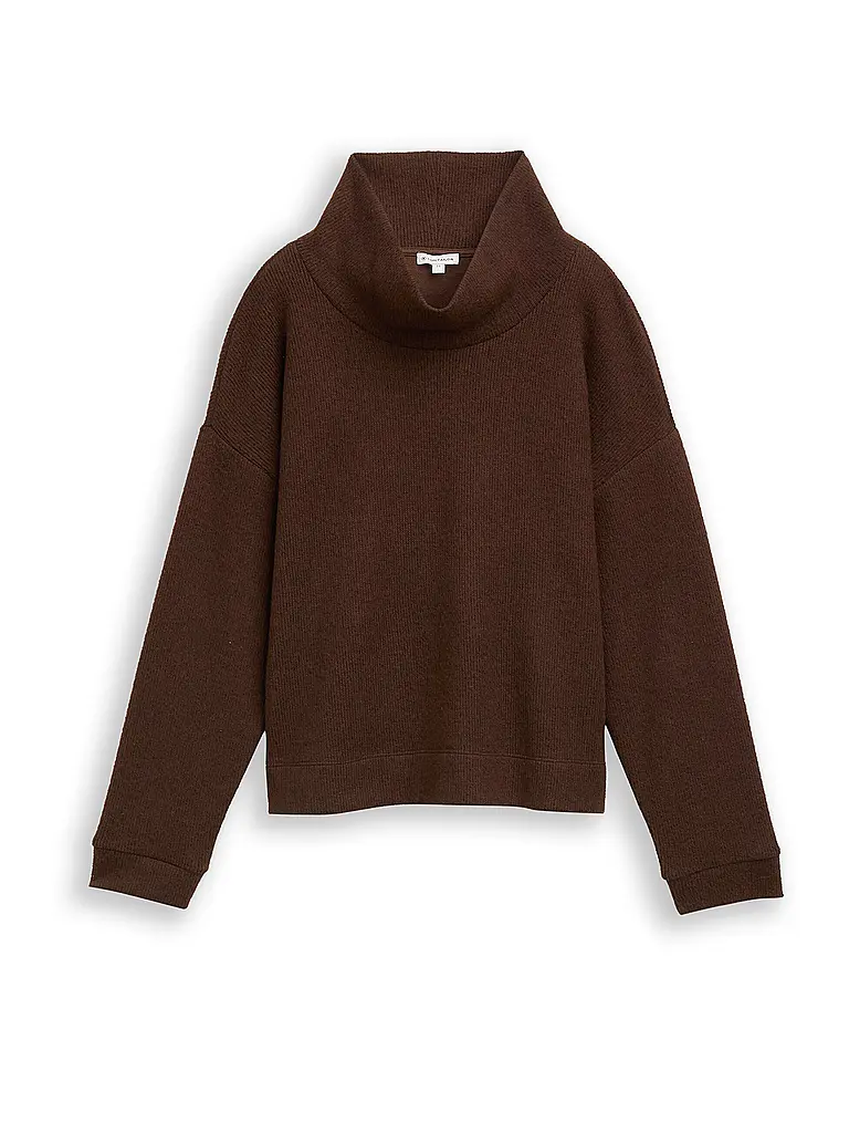 TOM TAILOR | Rollkragenpullover | Marrone