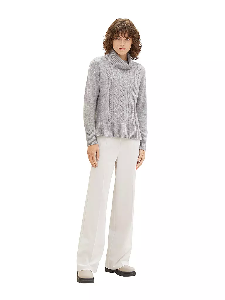 TOM TAILOR | Rollkragenpullover | Grigio