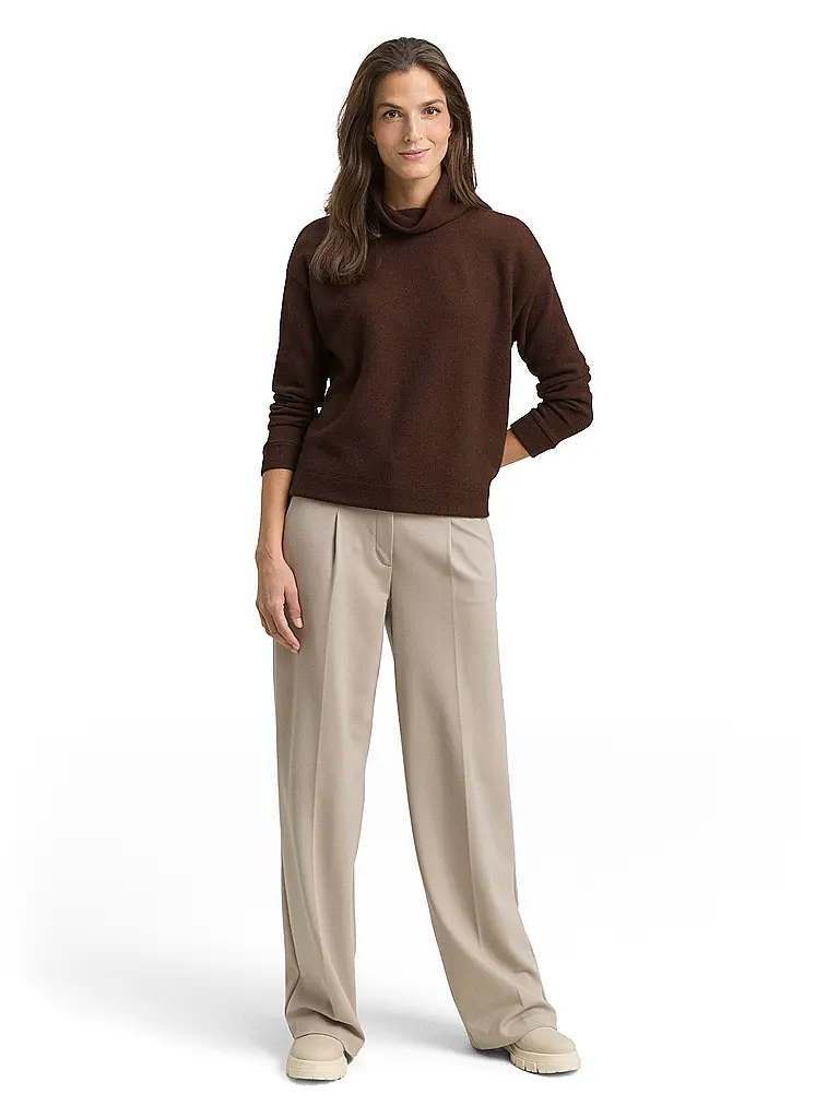 TOM TAILOR | Rollkragenpullover | Marrone