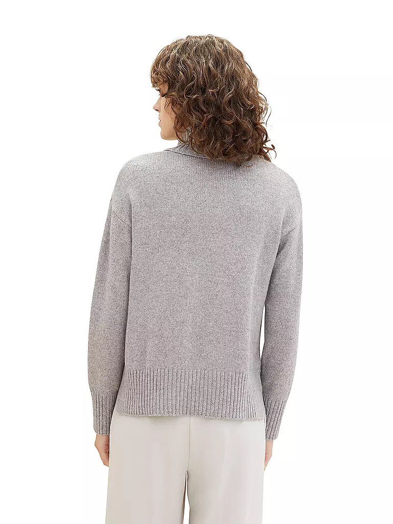 TOM TAILOR | Rollkragenpullover | Grigio